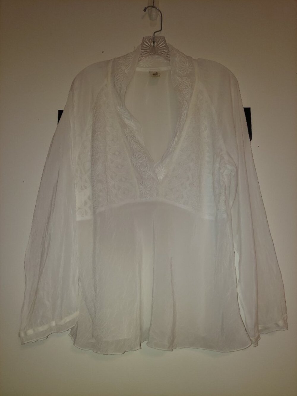 Vintage J.Jill bohemian romantic blouse
